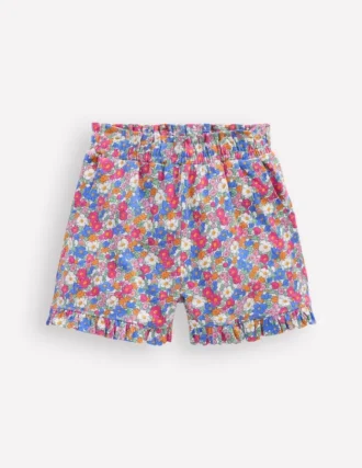 Pretty Jersey Shorts Festival Pink Nautical Floral Pretty Jersey Shorts Festival Pink Nautical Floral