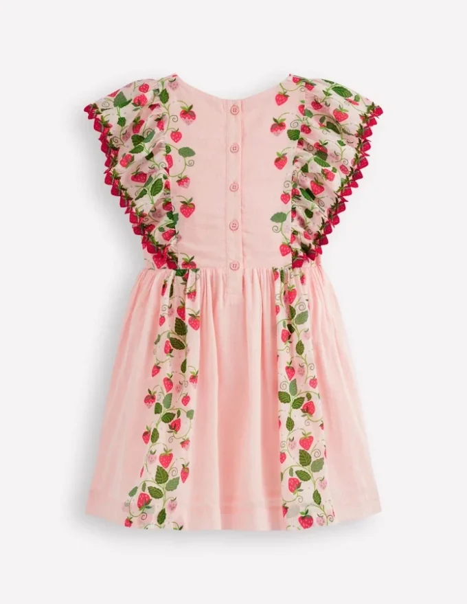 Pretty Woven Dress Chalk Pink Strawberry Vine Pretty Woven Dress Chalk Pink Strawberry Vine