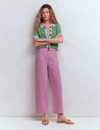 Primrose Cropped Pants Clover Purple
