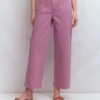 Primrose Cropped Pants Clover Purple Primrose Cropped Pants Clover Purple