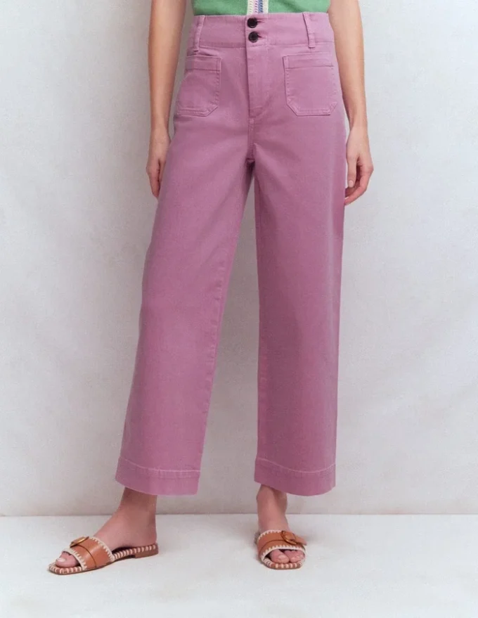Primrose Cropped Pants Clover Purple Primrose Cropped Pants Clover Purple