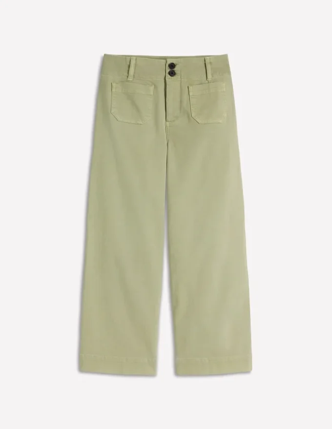 Primrose Cropped Pants Soft Green Primrose Cropped Pants Soft Green