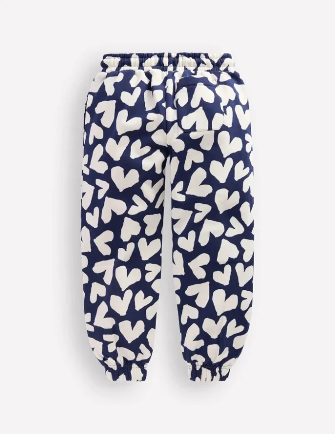 Printed Cosy Sweatpants Navy Hearts Printed Cosy Sweatpants Navy Hearts