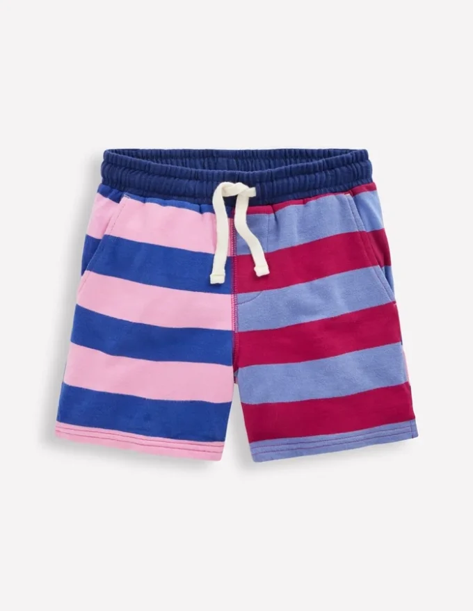 Printed Jersey Shorts Multi Hotch Potch Stripe Printed Jersey Shorts Multi Hotch Potch Stripe