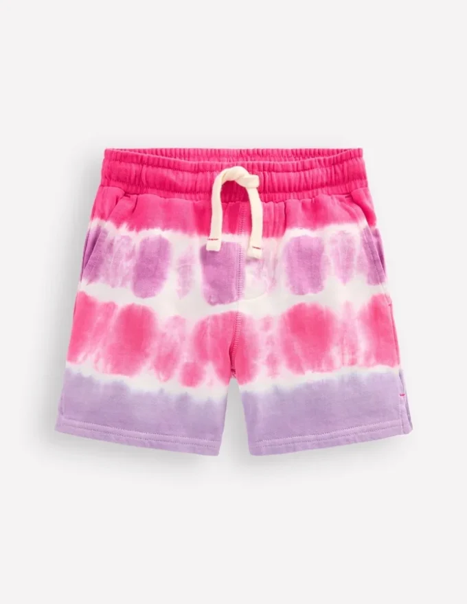 Printed Jersey Shorts Pink Tie Dye Printed Jersey Shorts Pink Tie Dye