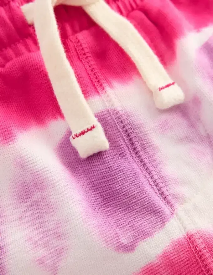 Printed Jersey Shorts Pink Tie Dye Printed Jersey Shorts Pink Tie Dye