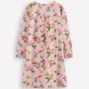 Printed Long Sleeve Nightie Chalk Pink Fairy Tree Printed Long Sleeve Nightie Chalk Pink Fairy Tree