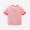 Printed Ringer T-shirt Vintage Pink Strawberries Printed Ringer T-shirt Vintage Pink Strawberries