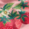 Printed Ringer T-shirt Vintage Pink Strawberries Printed Ringer T-shirt Vintage Pink Strawberries