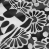 Printed Sarong Scarf Black, Geo Stamp Printed Sarong Scarf Black, Geo Stamp