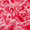 Printed Sarong Scarf Poppy Red, Ornamental Garden