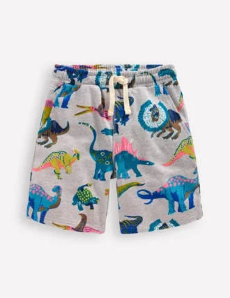 Printed Shorts Grey Dinos
