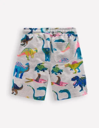 Printed Shorts Grey Dinos