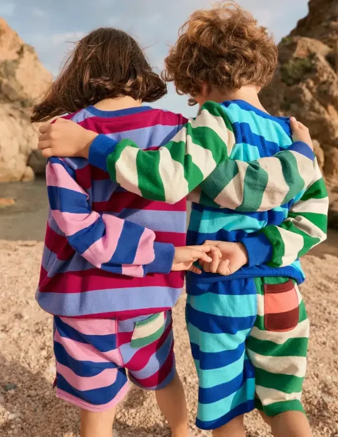 Printed Shorts Hotch Stripe Printed Shorts Hotch Stripe