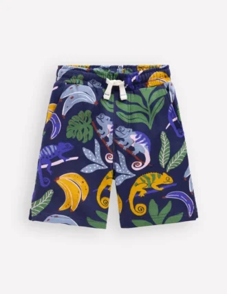Printed Shorts Navy Chameleon