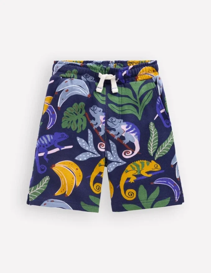 Printed Shorts Navy Chameleon Printed Shorts Navy Chameleon