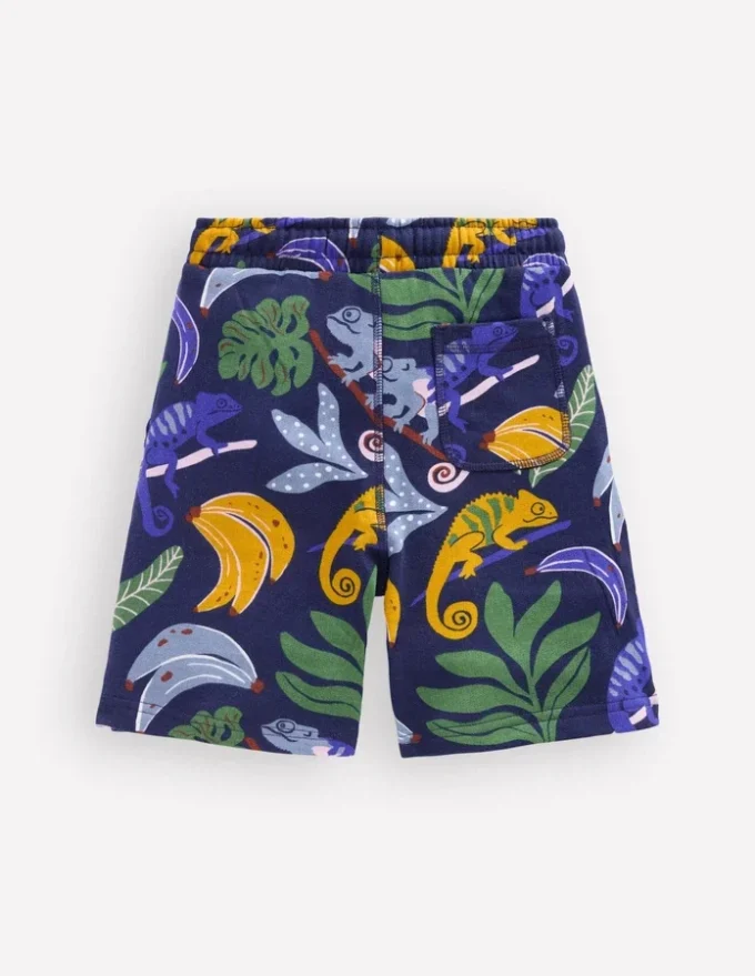 Printed Shorts Navy Chameleon Printed Shorts Navy Chameleon