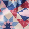 Printed Sweatshirt Alaskan Blue Patchwork