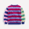 Printed Sweatshirt Multi Hotch Potch Stripe Printed Sweatshirt Multi Hotch Potch Stripe