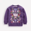 Printed Sweatshirt Mystic Purple Lovebirds