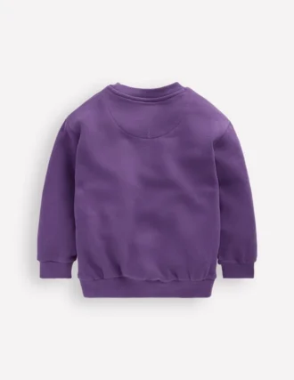 Printed Sweatshirt Mystic Purple Lovebirds