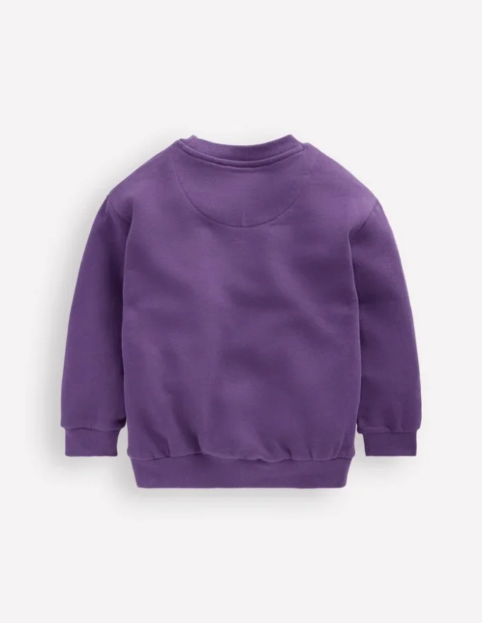 Printed Sweatshirt Mystic Purple Lovebirds