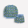 Printed Towelling Play Set Blue Geo Turtles Printed Towelling Play Set Blue Geo Turtles
