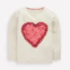 Puff Sleeve Appliqué T-shirt Ruffle Heart Puff Sleeve Appliqué T-shirt Ruffle Heart
