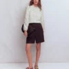 Puff Sleeve Interest Top Ivory Puff Sleeve Interest Top Ivory