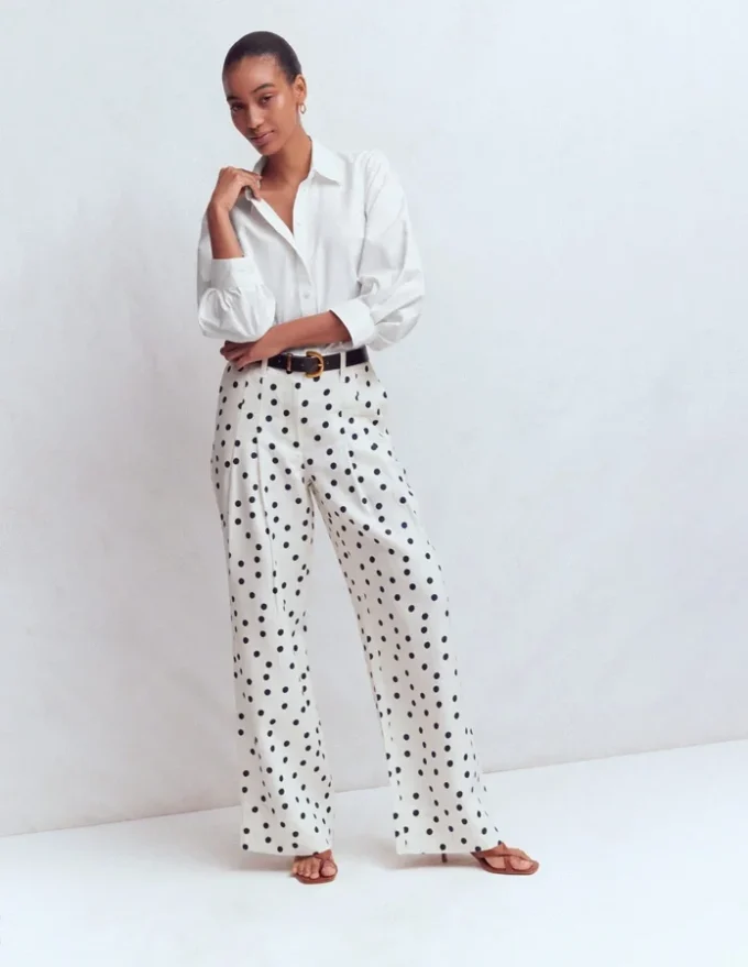 Puff Sleeve Oxford Shirt White Puff Sleeve Oxford Shirt White
