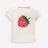 Puff Sleeve Superstitch Top Coconut Milk Strawberry Puff Sleeve Superstitch Top Coconut Milk Strawberry