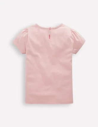 Puff Sleeve Superstitch Top French Pink Ballet Shoes