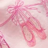 Puff Sleeve Superstitch Top French Pink Ballet Shoes Puff Sleeve Superstitch Top French Pink Ballet Shoes