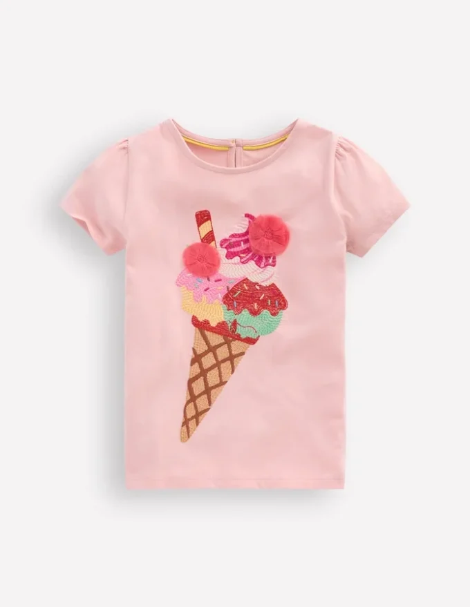 Puff Sleeve Superstitch Top Lotus Ice Cream Puff Sleeve Superstitch Top Lotus Ice Cream