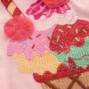 Puff Sleeve Superstitch Top Lotus Ice Cream Puff Sleeve Superstitch Top Lotus Ice Cream