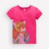 Puff Sleeve Superstitch Top Raspberry Pink Leopard Puff Sleeve Superstitch Top Raspberry Pink Leopard