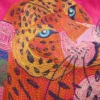 Puff Sleeve Superstitch Top Raspberry Pink Leopard Puff Sleeve Superstitch Top Raspberry Pink Leopard