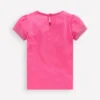 Puff Sleeve T-shirt Flamingo Pink Puff Sleeve T-shirt Flamingo Pink