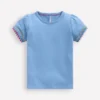 Puff Sleeve T-shirt Forget Me Not Blue Puff Sleeve T-shirt Forget Me Not Blue