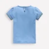 Puff Sleeve T-shirt Forget Me Not Blue Puff Sleeve T-shirt Forget Me Not Blue