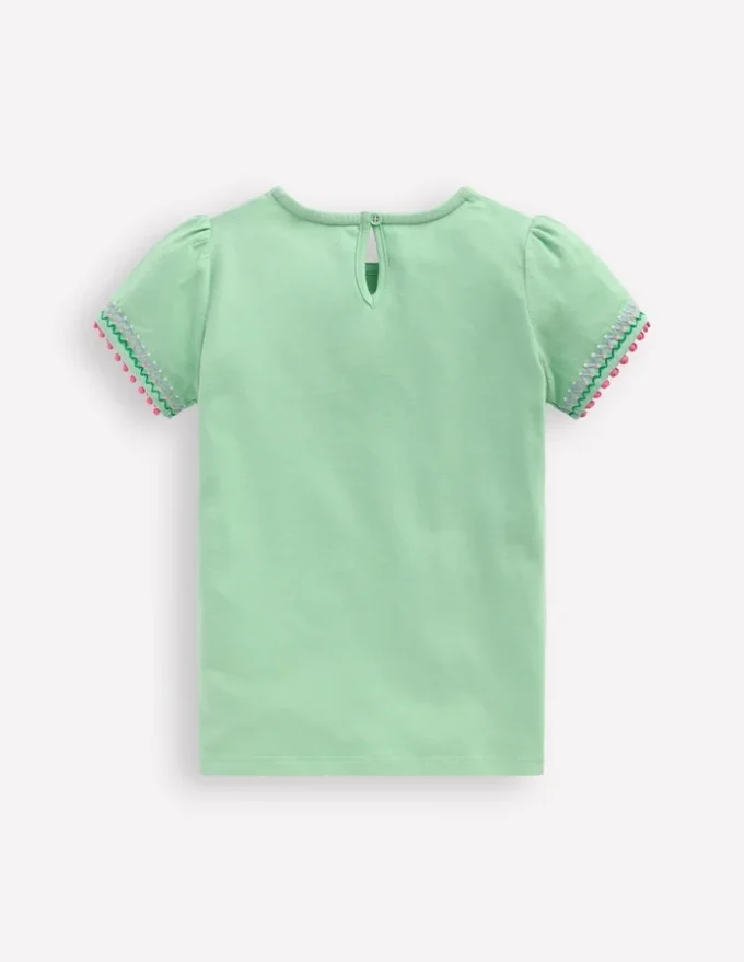 Puff Sleeve T-shirt Pistachio Green Puff Sleeve T-shirt Pistachio Green