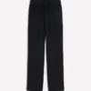 Pull On Double Cloth Pants Black Pull On Double Cloth Pants Black