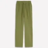 Pull On Double Cloth Pants Olive Green Pull On Double Cloth Pants Olive Green