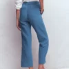 Pull On Double Cloth Pants Seamist Blue Pull On Double Cloth Pants Seamist Blue