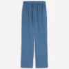 Pull On Double Cloth Pants Seamist Blue Pull On Double Cloth Pants Seamist Blue