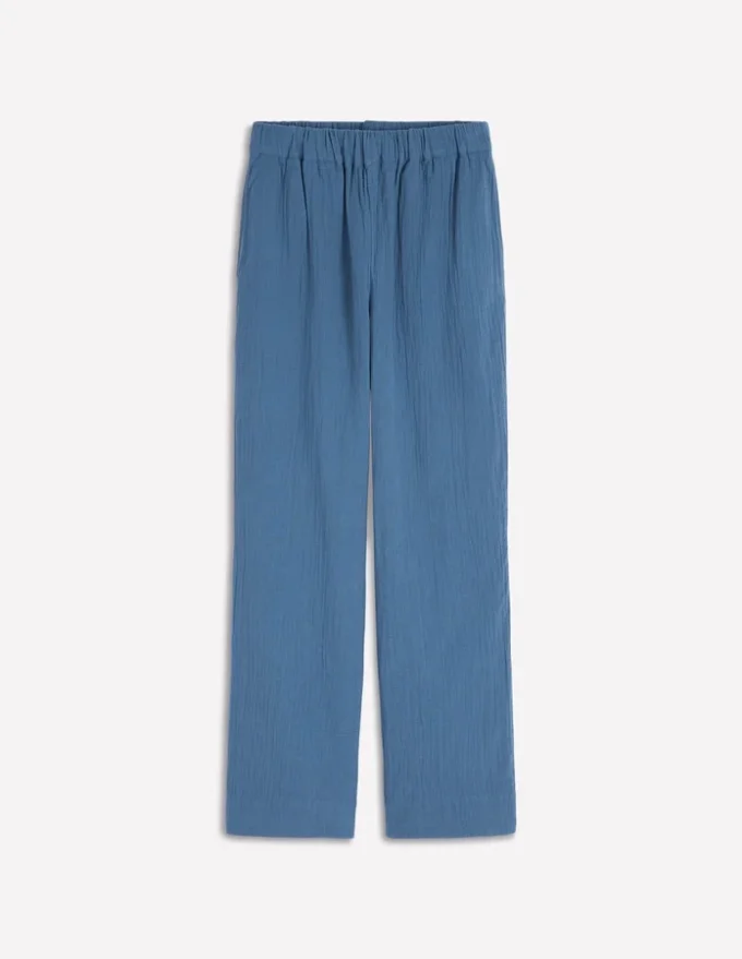 Pull On Double Cloth Pants Seamist Blue Pull On Double Cloth Pants Seamist Blue