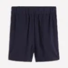 Pull On Double Cloth Shorts Navy