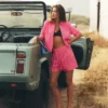 Pull On Double Cloth Shorts Neon Stripe