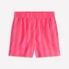 Pull On Double Cloth Shorts Neon Stripe