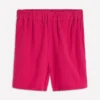 Pull On Double Cloth Shorts Pomegranate